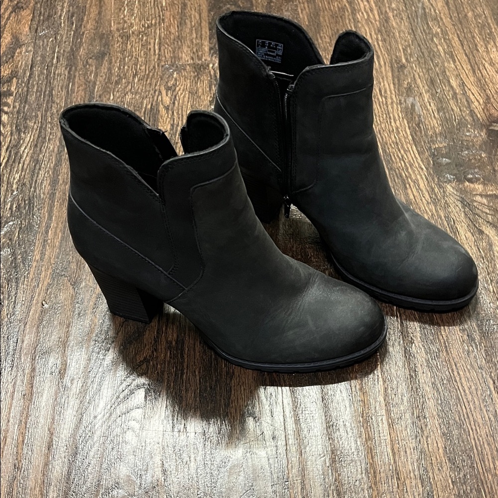 Clarks Black Ankle Booties